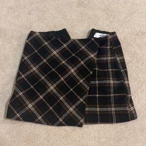 hollister skirt plaid WITH TAGS